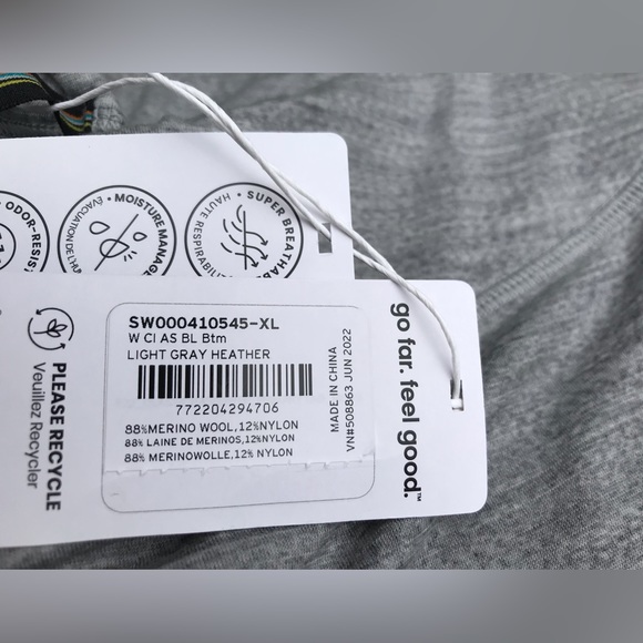 🌲NWT Smartwool Merino 150 Classic All Season baselayer XL - Picture 7 of 11